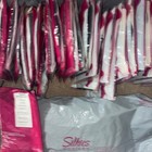 Silkies Microfiber Tights Hosiery Women X-tall Black Bulk 90pc Lot Made In Usa