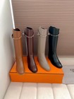 2025womens Slimming Knight Boots With Small  Buckle Long Boots Top Quality