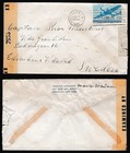 Usa Cover 1945 Wwii Censor Examiner 7956 Brooklyn To Sweden Z2307
