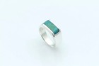 Natural Turquoise Ring 925 Sterling Silver Ring Men Navajo Ring Gift For Husband