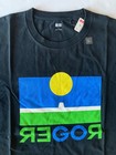 Uniqlo Roger Federer Us Open 2021 Go Roger Tennis Shirt L Black E446237-009 New