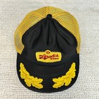Vintage Strohs Beer Mesh Snapback Trucker Hat Osfa Wings Patch Dad Cap Two Tone