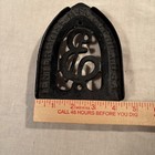 Antique Sad Iron Trivet Stand Enterprise Mfg Co Philadelphia Usa Cast Iron