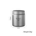 160ml Titanium Edc Storage Box Coffee Tea Cans Emergency Container Bottle Jar