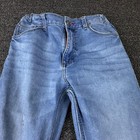 Wrangler Indigood Jeans 16 Blue Straight Leg Adjustable Waist Denim Youth