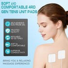 22pcs 2x2 Tens Unit Electrode Pads For Auvon Tens 7000 Reusable