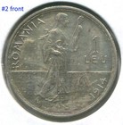 Romania 1914  1 Leu  Au Silver Coin Km 42  C208