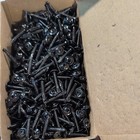 500x Phillips Truss Head Sheet Metal Screws 410 Stainless Steel  black 