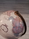 Vintage Replogle 12    World Classic Series Globe Raised Relief Wood Base Usa