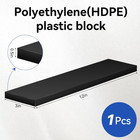 Hdpe Plastic Block 1 2in Black Plastic Block 12x3in Perfect For Diverse Diy Craf