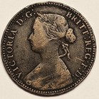 1860 Great Britain Half Penny   Km 748 2   Queen Victoria   Free Shipping