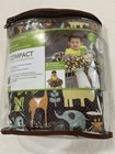 Infantino 2-in-1 Compact Shopping Cart Cover High Chair Covers Zoo Animals Baby