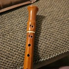 Vintage 2-piece Wooden Recorder W case