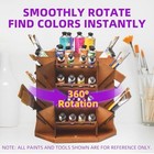 Paint Tube Organizer  360   Rotating Storage Rack For Artists