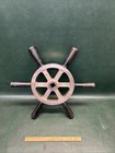 Vintage 20   Nickel-plated Ships  Yacht Wheel   Marked 788  15 Lbs