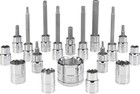 Premium Bike Repair Kit Bundle  Precision Torque Wrench   18-piece Socket   Bit