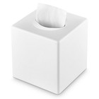 Square Tissue Box Cover - Stylish Facial Tissue Holder For Bathroom  Countertops