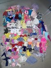 Huge Vintage Barbie Doll Clothes Lot- 150  Pieces - Dresses shirts pants coats  