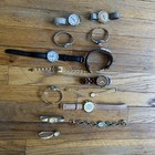 Large Lot Of 16 Women s And Men s  Watches Vintage Gold Silver Tone