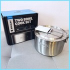 Stanley All In One  2 Bowl Cook Set  Adventure Series  Camping Hiking  1 5l  New