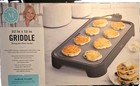 Martha Stewart 12    X 22    Electric Griddle  22  Caviar Gray