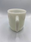 Vintage Mcdonald   s Fire King Milk Glass Coffee Mug    good Morning    Anchor Hocking