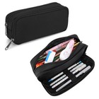 Students Pencil Bag Boys Girls Stationery Holder Kids Storage Zipper Pen Pouches