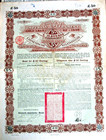 China 1896 Chinese Imperial Gov         Bond Gold Loan   Cp  50 Gbp   Only 4 Holes
