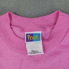 Pooh T-shirt Kids Xs 4 5 Pink Vintage 90s Winnie Pooh Glitter Graphic Usa Made