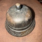 Vintage Antique Ornate Metal Desk Bell Hotel Service Bell Works Sounds Great