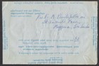 Sri Lanka 80c Air Letter Uprated 20c Used 1976 To Usa