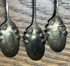 American Coin Silver Boxed Condiment Set Mustard Ladle 2 Saltspoons Monogrammed