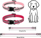 16 Pack Puppy Collars For Litter  Reflective Puppy Collars Adjustable Puppy Id C