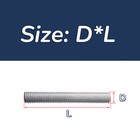 M3 M4 M5 M6 M8 M10 M12 Zinc Plated Steel Threaded Bar Rod Studding Allthread