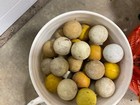 35 Used Lacrosse Balls  Practice recreation Assorted Colors  Used