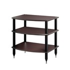 Pangea Audio Vulcan Three Shelf Audio Stereo Rack  Media Stand Espresso