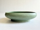 Vtg Mccoy Floraline Usa Matte Green Speckle Planter Mid Century Modern Ceramic