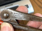 Vintage Antique F  Brais Co Metal Drafting Compass Drawing Tool Cleveland Ohio