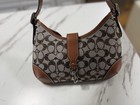 Coach Hamptons Hobo Bag In Crystal Signature Jacquard