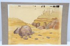 Original Hand Painted Animation Production Cel   Painted Background  224-13 
