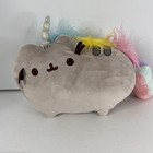 Pusheen Cat Unicorn Plush Pusheenicorn Gray Gund 12  Stuffed Animal 2015  read 