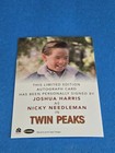 Joshua Harris - 2019 Rittenhouse Twin Peaks Archives Autograph Card