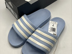 Adidas  Women s Size 7 Blue Adilette Slides Sandals Ie8919 Brand New 