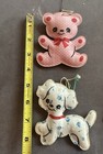 Vintage Kitschy Retro Small Animal Baby Room Nursery Ornaments