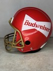 Vintage Budweiser Die-cast Metal Football Helmet Coin Bank W key 1995