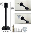 Door Stopper 6 Inch Door Stop Extra Long Brushed Stainless Wall Mount Modern Hea
