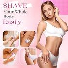 Women s Electric Razor  Rechargeable Wet dry Shaver  7d Water Resistant Bikini