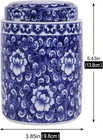 Chinese Traditional Antique Style Blue And White Porcelain Ginger Jar Ceramic Co