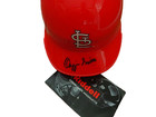 Ozzie Smith Signed Riddell St Louis Cardinals Mini Helmet -great In Person Auto
