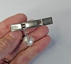 Phantom Of The Opera Tie Bar clip With Stage Used Bead From Chandelier Unique